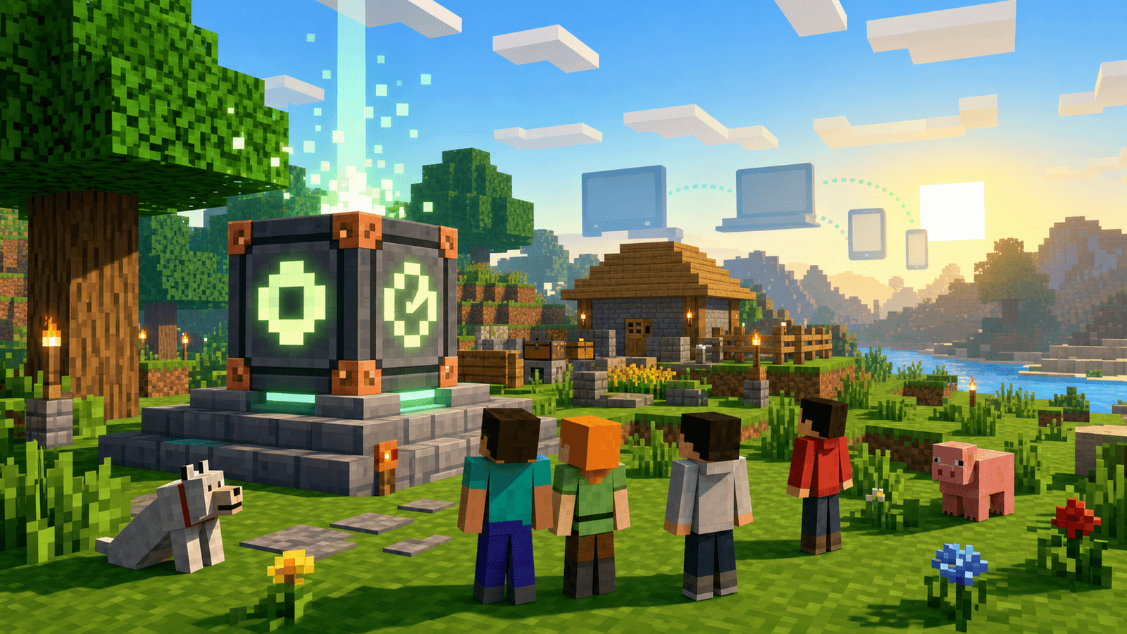 Minecraft editorial cover for "What Minecraft 26.13 Means for Vanilla Minecraft Servers" inspired by explain what the version changes for vanilla multiplayer, player expectations, and server update timing.